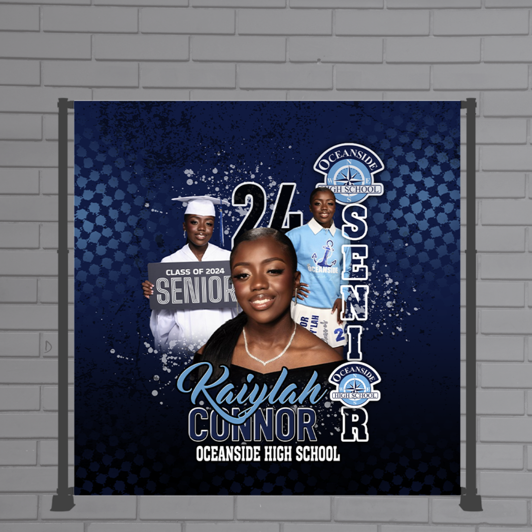 Grad backdrop banner