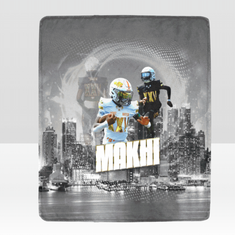 Custom Sports Blanket 50x60