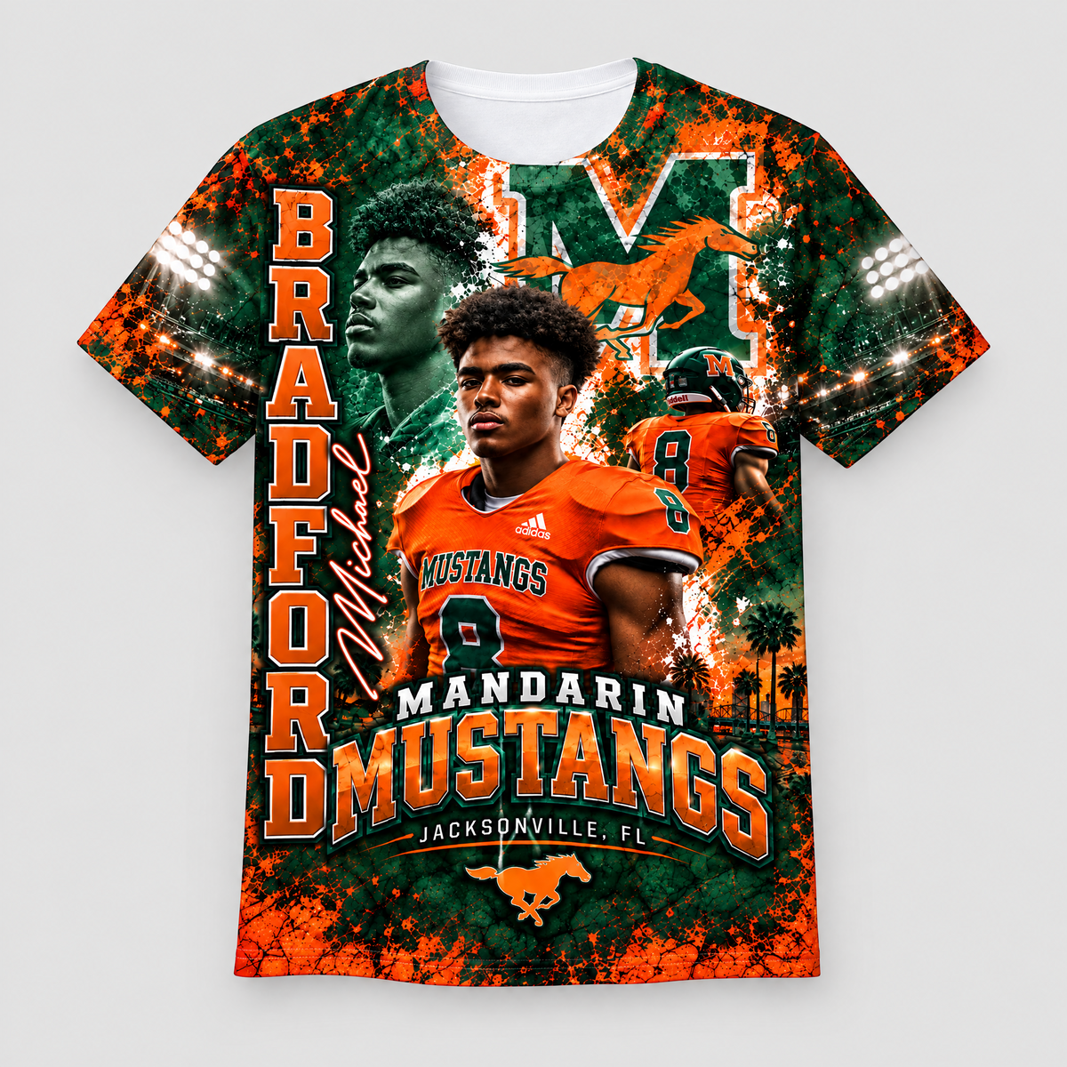 Michael Bradford shirt aop