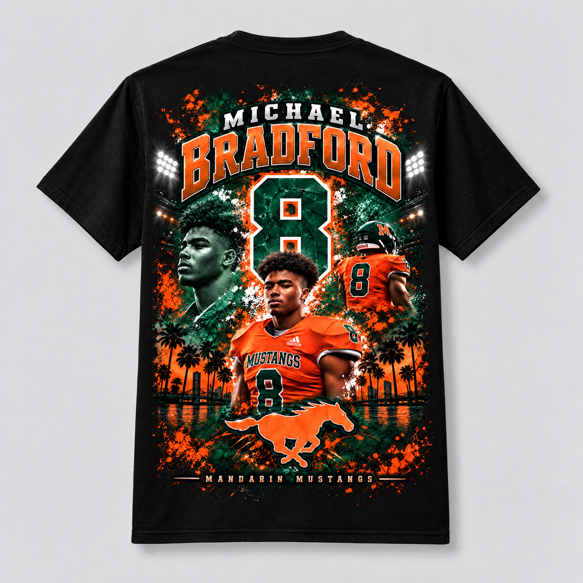 Michael Bradford shirt black back