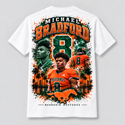 Michael Bradford shirt white back