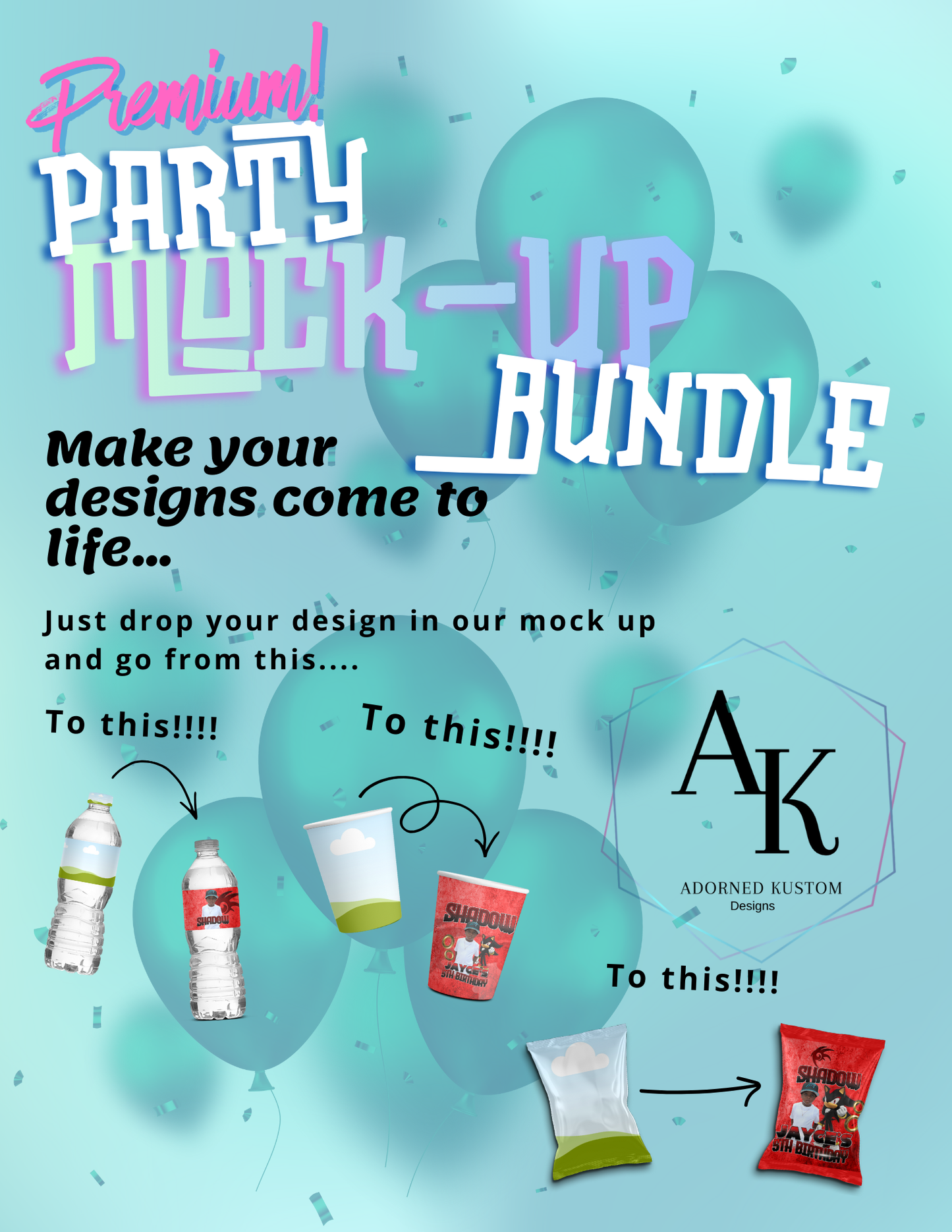 Premium Party Mockup Bundle