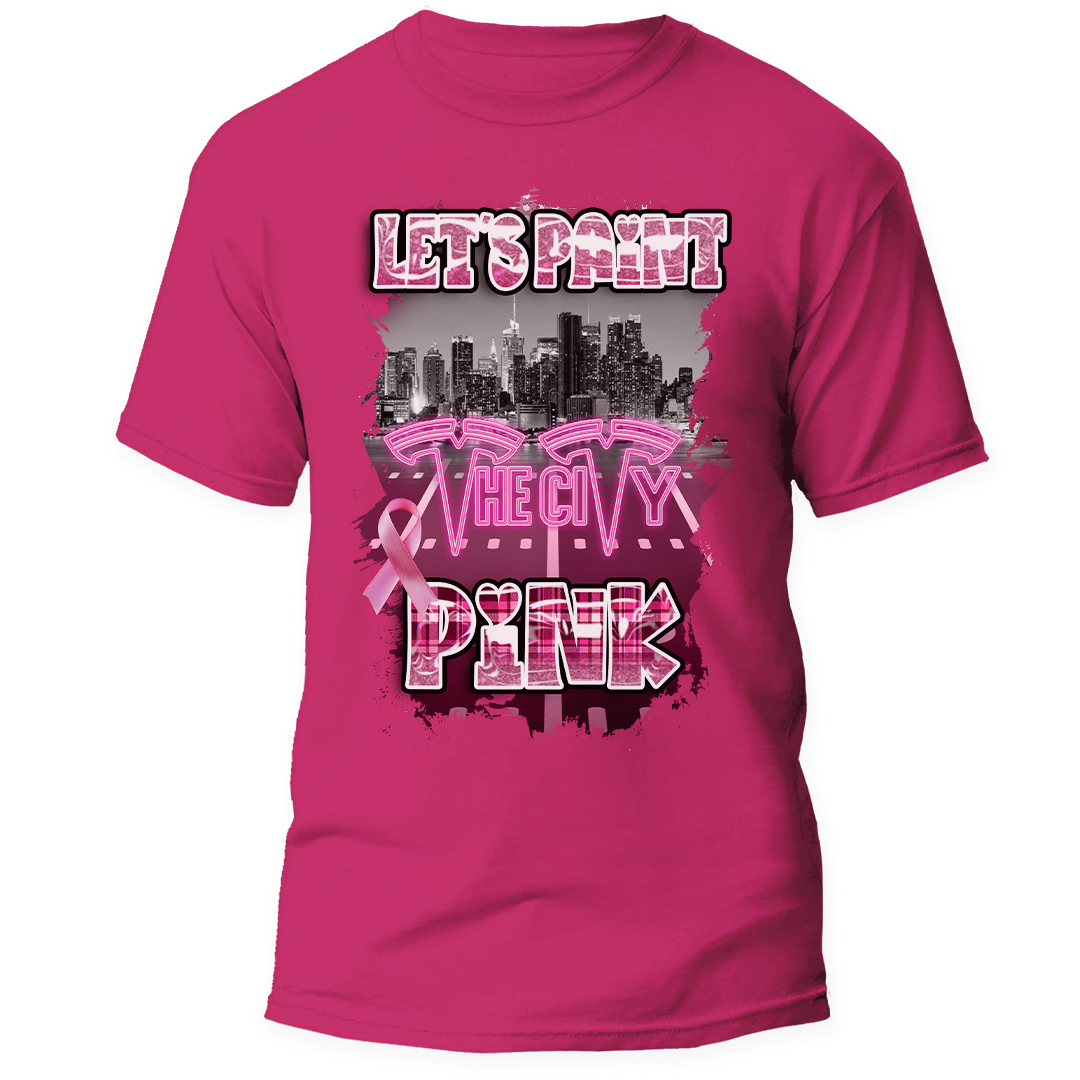 Paint THE CITY Pink Tee