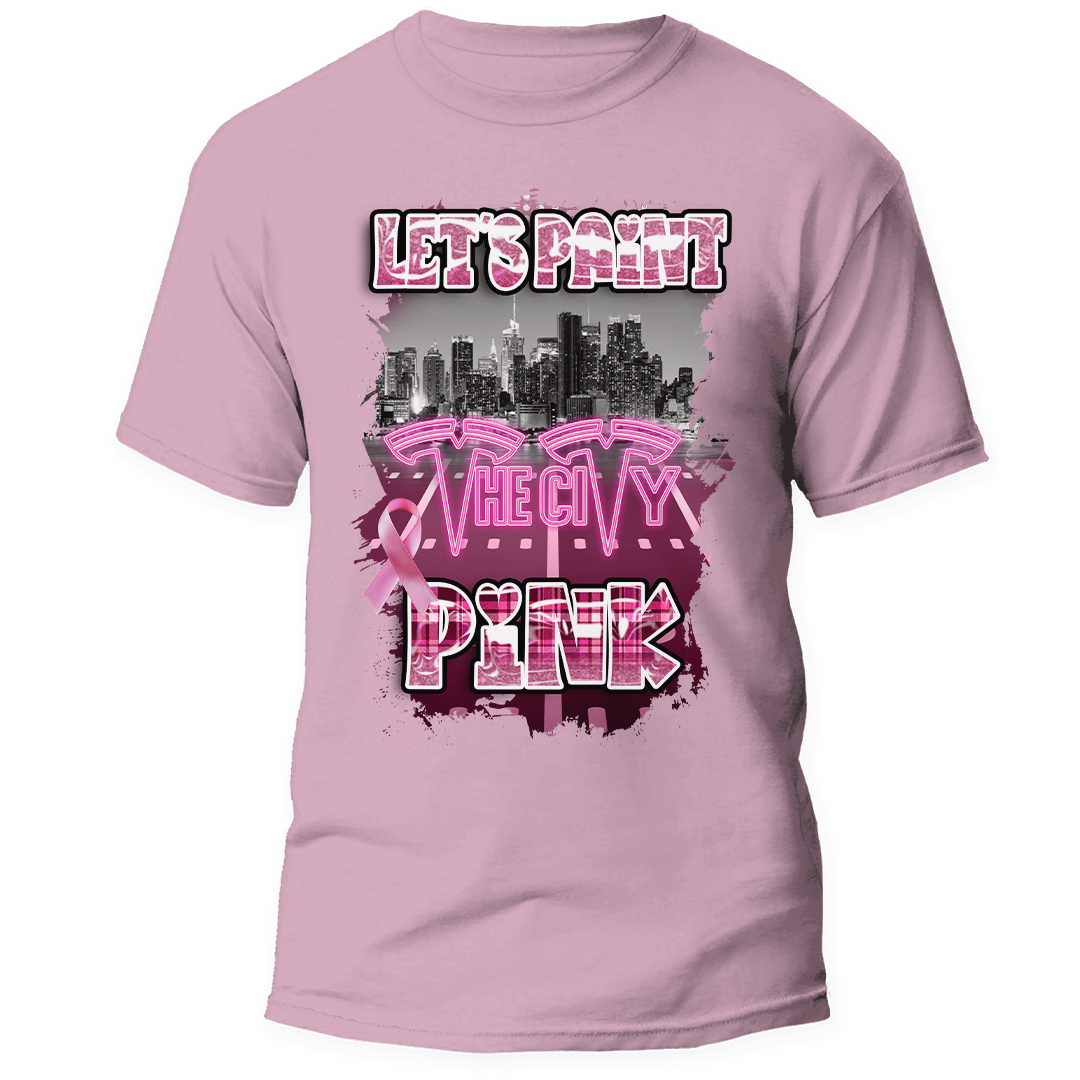 Paint THE CITY Pink Tee