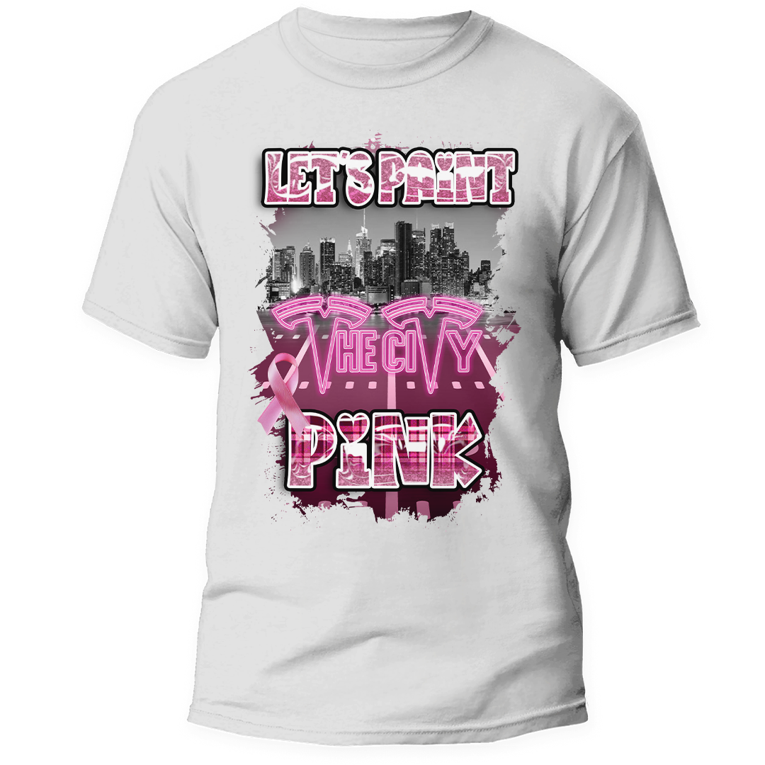 Paint THE CITY Pink Tee